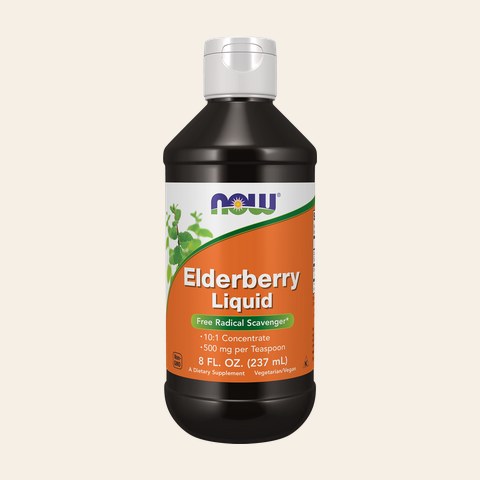NOW Elderberry Liquid