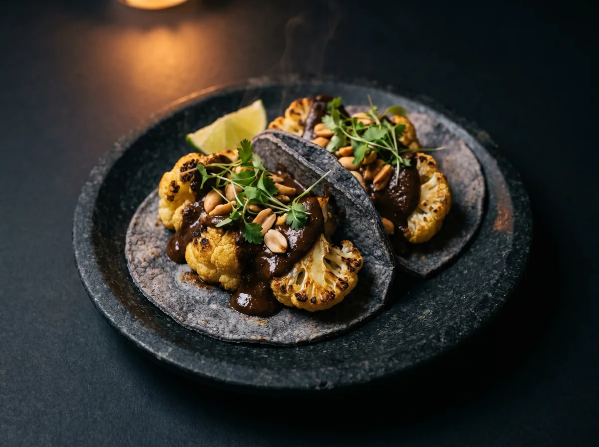 Tacos de Coliflor — Oro by Nixta