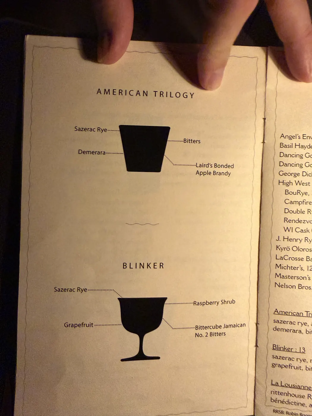 Robin Room agave list