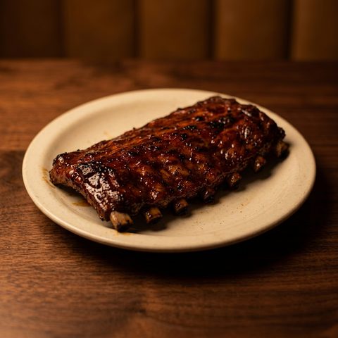 BBQ pork spare ribs full slab