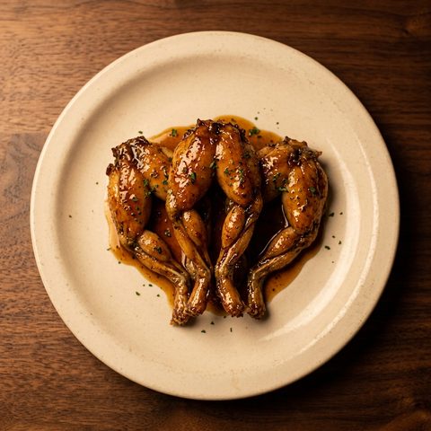 Sautéed frog legs