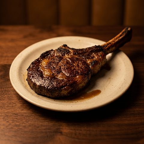 Bone-in ribeye steak