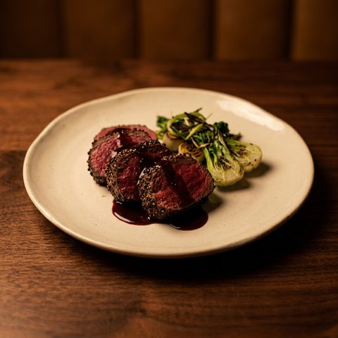 Venison tenderloin medallions